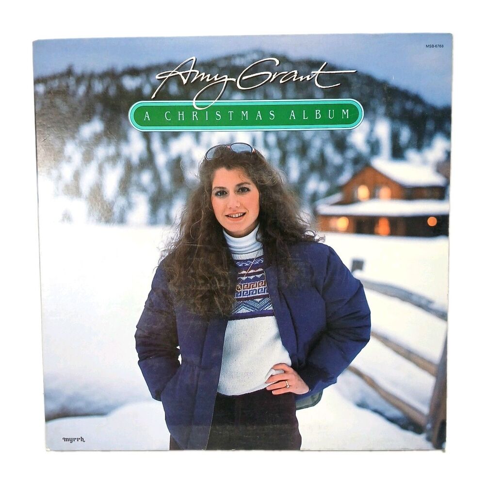 Vtg. Amy Grant "A Christmas Album" LP Vinyl, 1983 Gatefold EUC